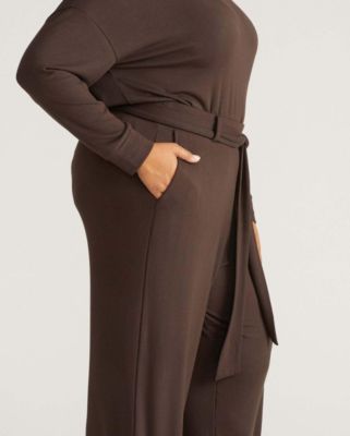 Women's Travel Knit Wide Leg Pants