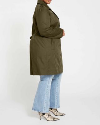 Women's Plus Size Derjon Trench Coat