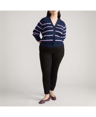 Women's Plus Size Minimalist Moro Pocket Signature Ponte Pants