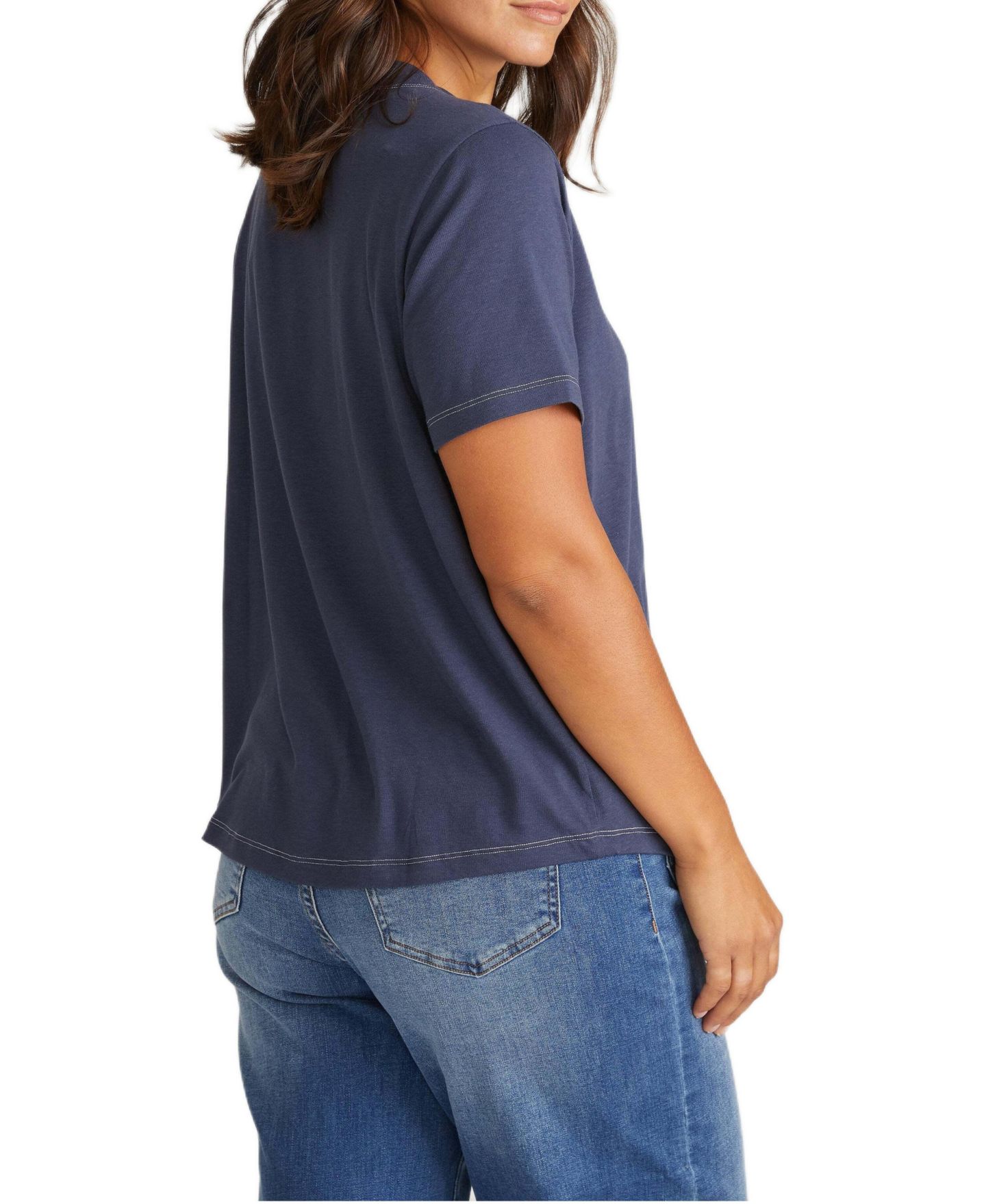 Женская футболка Universal Standard Plus Size Garcon, цвет: Чёрный — фото 2