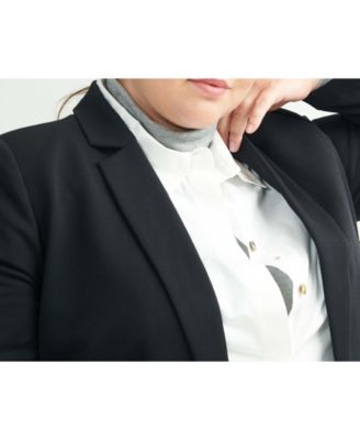 Plus Size Beas Ponte Blazer