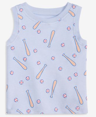 Toddler Boys' 2T-4T Mix & Match Baseball-Print Tank Top