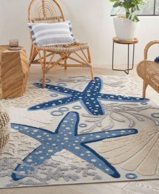 Aloha ALH24 5'3" x 7'5" Outdoor Area Rug