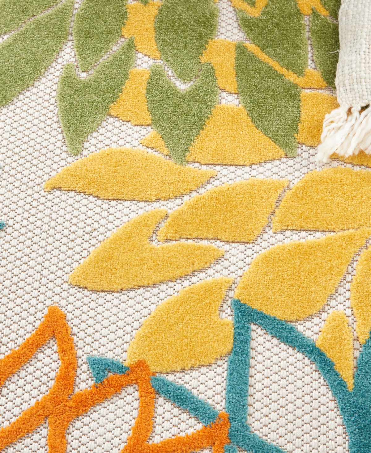 Nourison Home Aloha ALH05 4' x Round Outdoor Area Rug