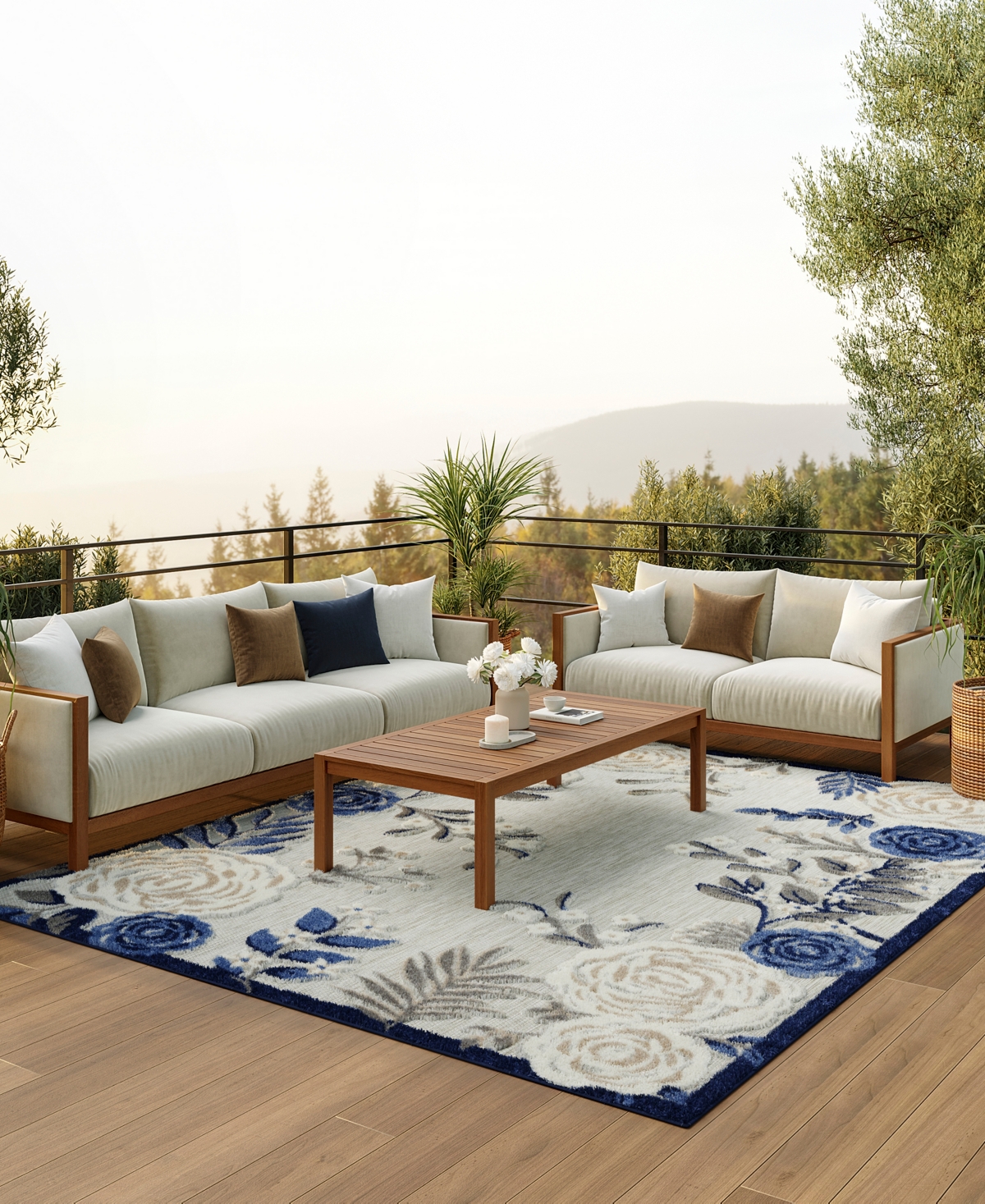 Nourison Home Aloha ALH32 6'x9' Area Rug