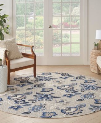 Aloha ALH31 7'10"x7'10" Round Area Rug