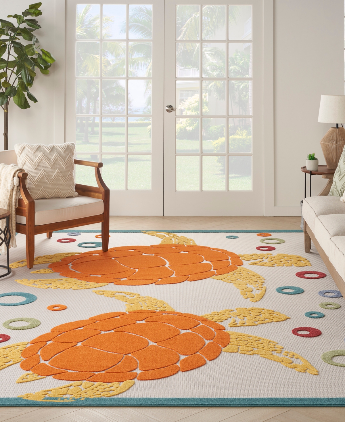 Nourison Home Aloha ALH27 7'10"x10'6" Area Rug
