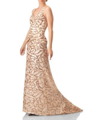 Women's Asymmetric Hem Evening Dress