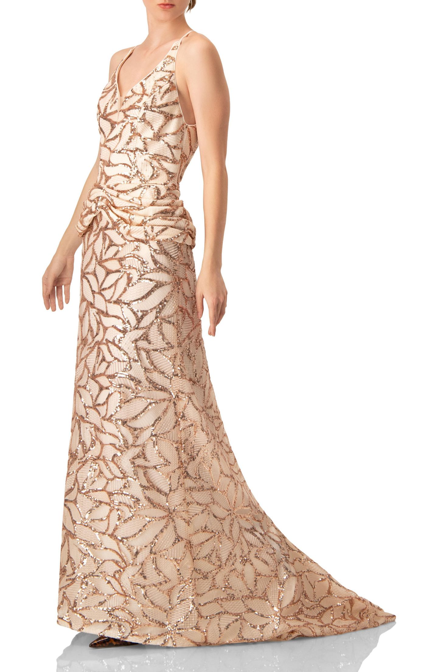 Женское платье Ivonne Asymmetric Hem Evening, цвет: Светлый розовый — фото 3