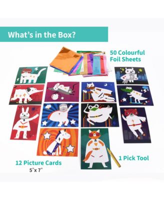 - Fabulous Foil Art-Superhero Animals