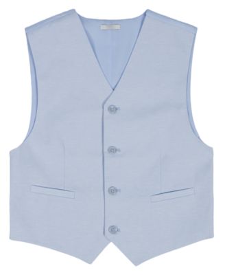 Boys' 8-20 Tri-Blend Button Front Suit Vest
