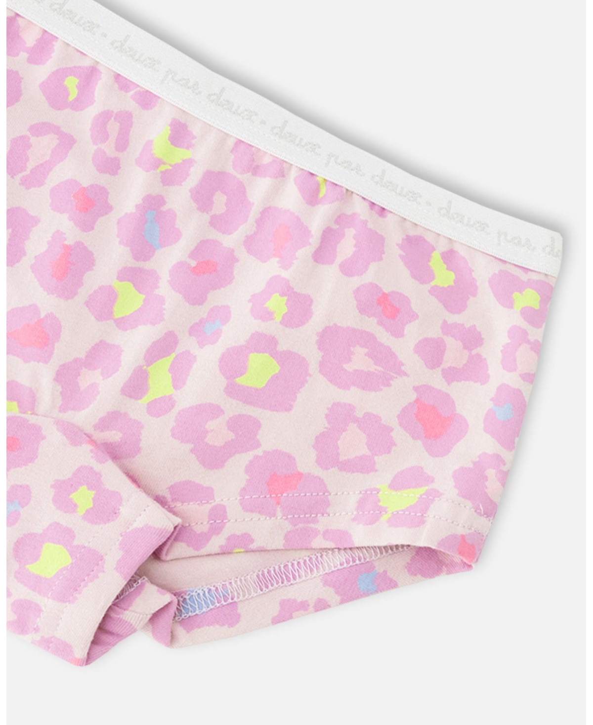 Deux par Girls short Panties (Pack Of 3) Printed Cotton