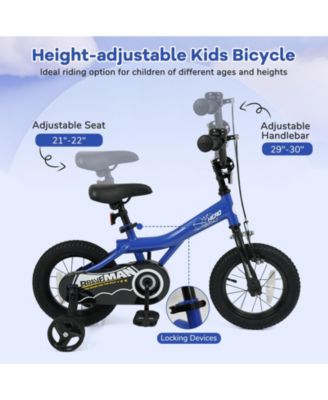 12-Inch Kids Bike with Removable Training Wheels-Brave Hero