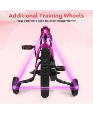 12-Inch Kids Bike with Removable Training Wheels-Brave Hero