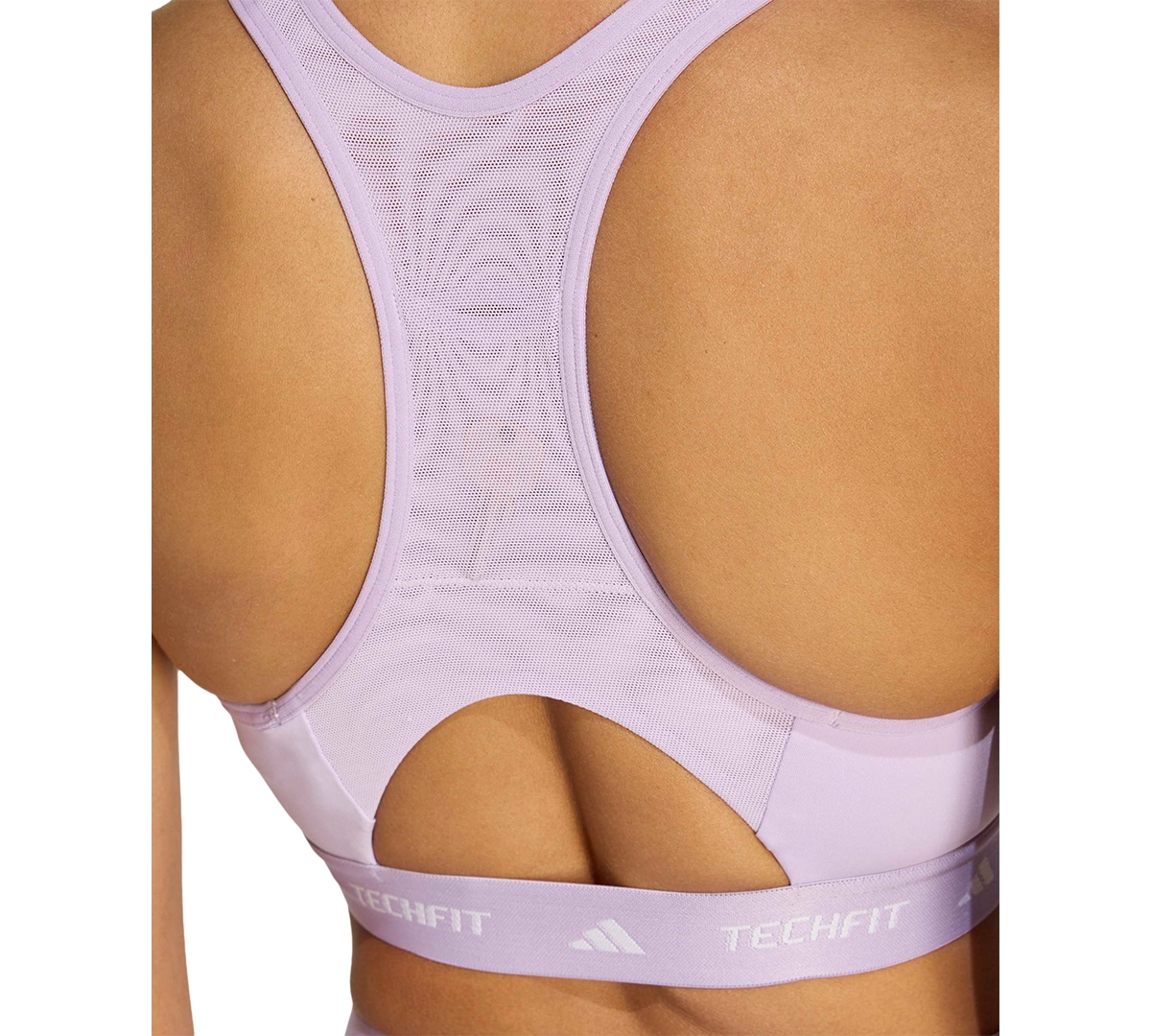 adidas Women's Medium-Impact Logo-Band Sports Bra