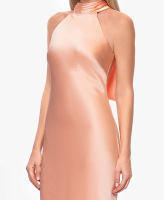 Women's Tie Neck Long Dress