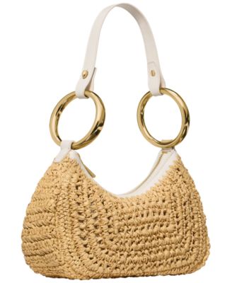 Bangle Small Straw Shoulder Bag