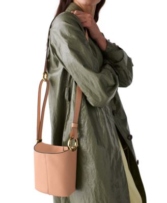 Halo Mini Smooth Leather Bucket Bag