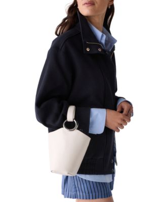 Halo Mini Smooth Leather Bucket Bag