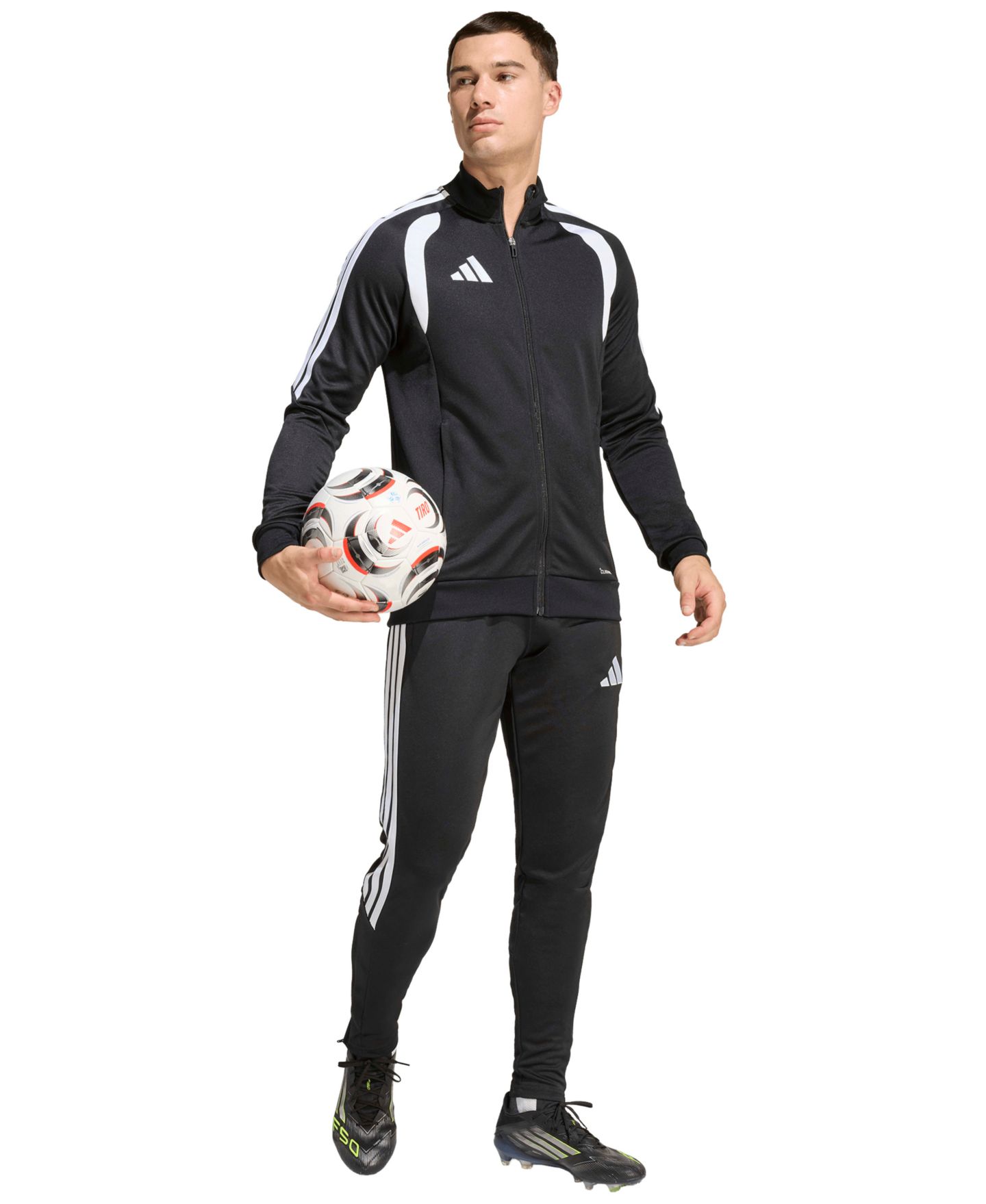 Мужская куртка adidas Tiro 26 League Zip-Front Training, цвет: Чёрный — фото 2