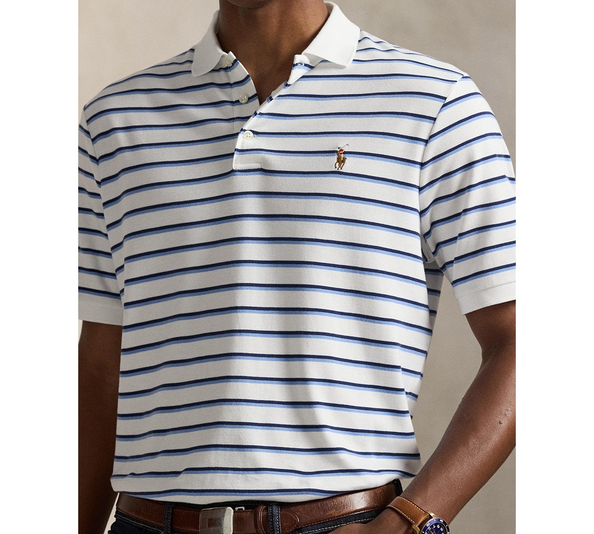 Polo Ralph Lauren Men's Short-Sleeve Classic-Fit Striped Shirt