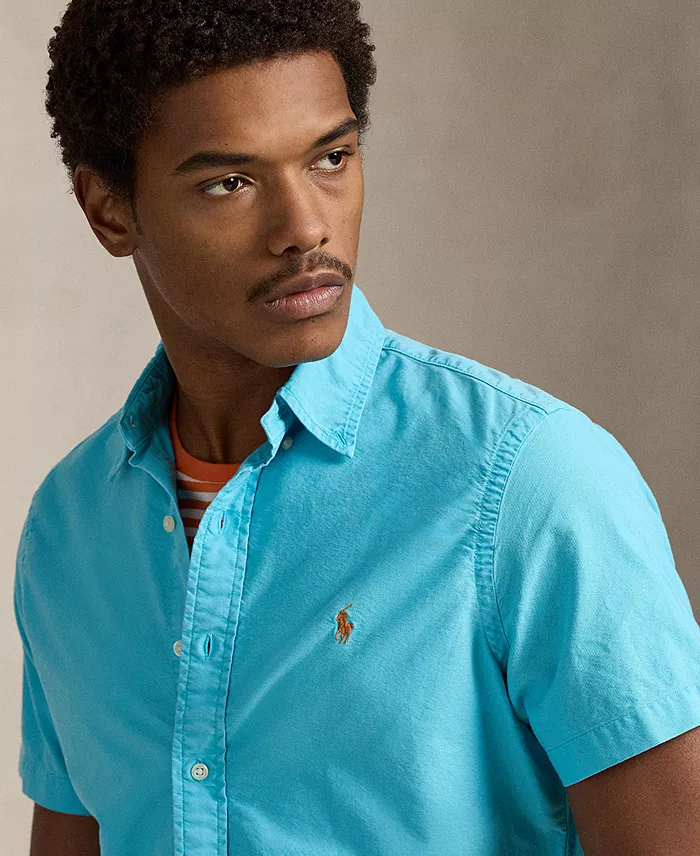 Men's Garment-Dyed Oxford Shirt - thumbnail 3