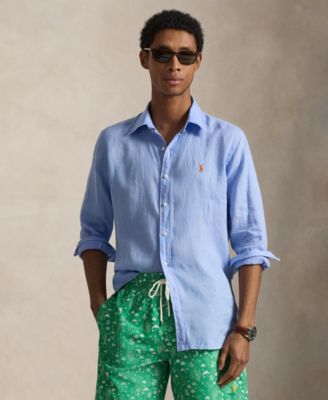 Men's Classic Fit Linen Shirt	