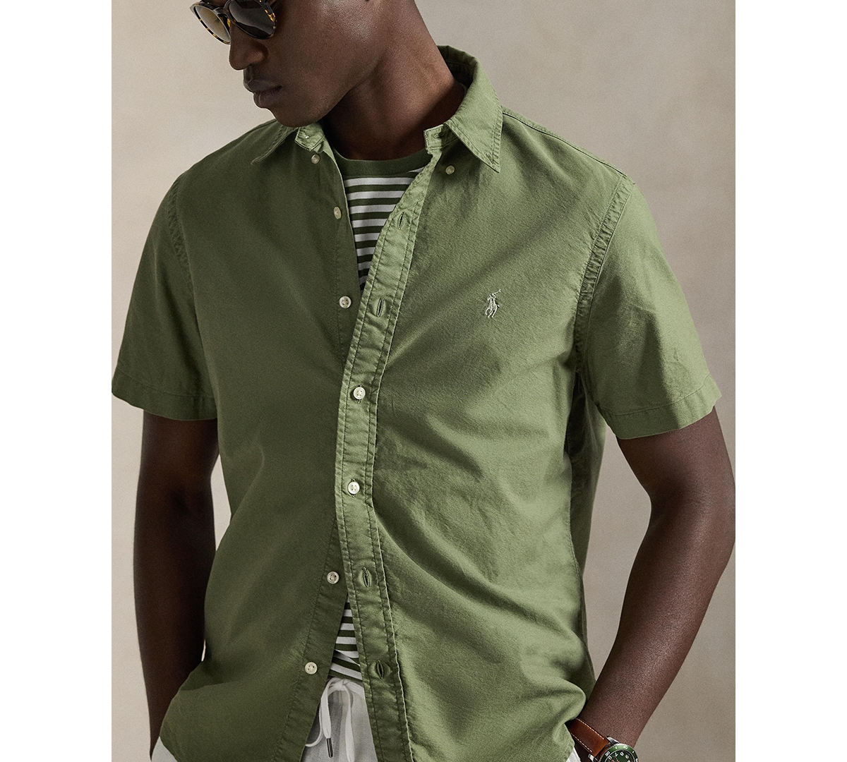 Polo Ralph Lauren Men's Garment-Dyed Oxford Shirt