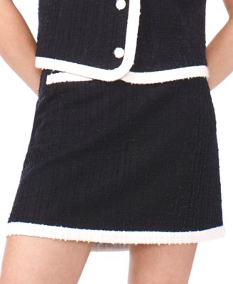 Women's Patch Pocket Knit Mini Skirt