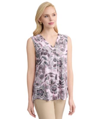 Women's Sleeveless V-Neck Top