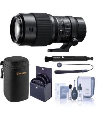 GF 250mm f/4 R LM WR Lens Bundle with Lens Case, 82mm Digital Essentials Filter Kit, Lens Cleaner, Cleaning Kit, Cap Tether