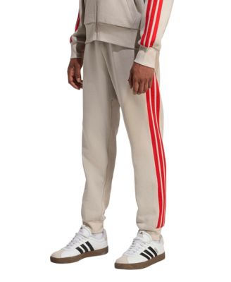 Men's Essentials Regular-Fit 3-Stripes Fleece Joggers