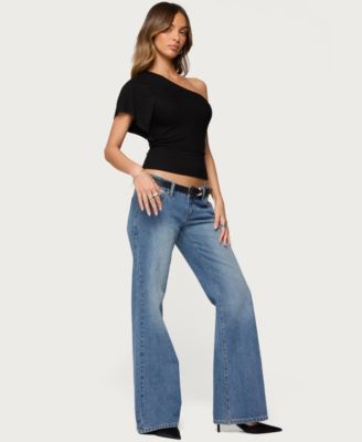 Women's Asymmetric One Shoulder Top