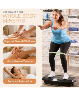 Hovert 3D Vibration Plate Machine – Dual Motor Oscillating Platform for Full Body Workout, Recovery, Strength & Circulation