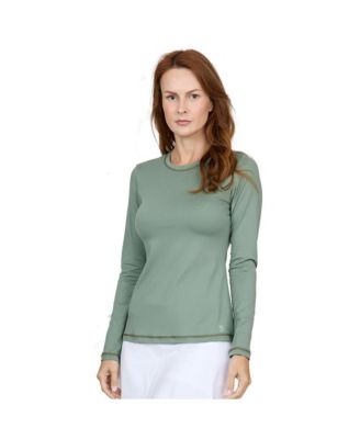 Plus Size UV Colors Long Sleeve Tennis Shirt
