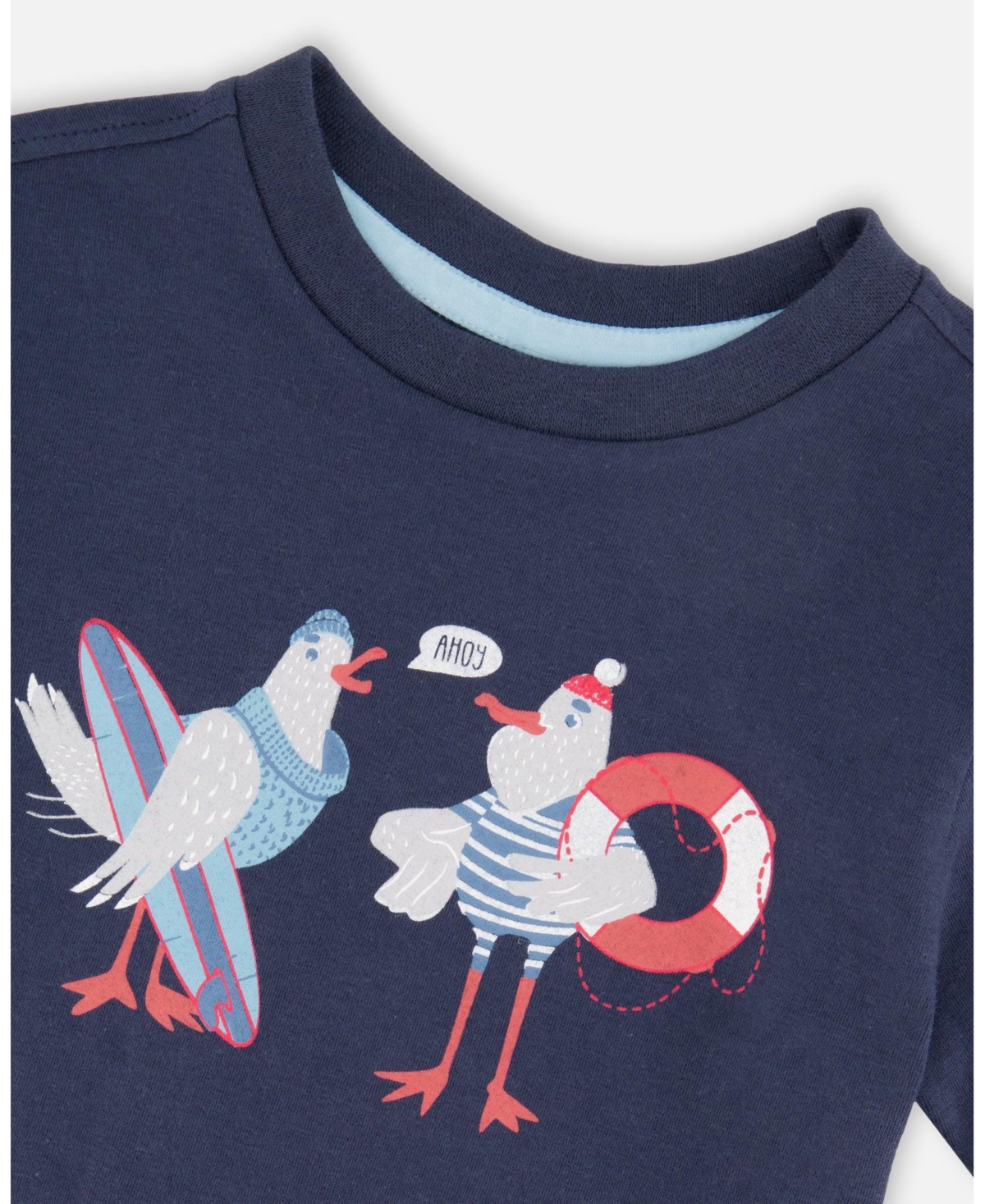 Deux par Baby Boys Cotton Short Sleeve T-Shirt