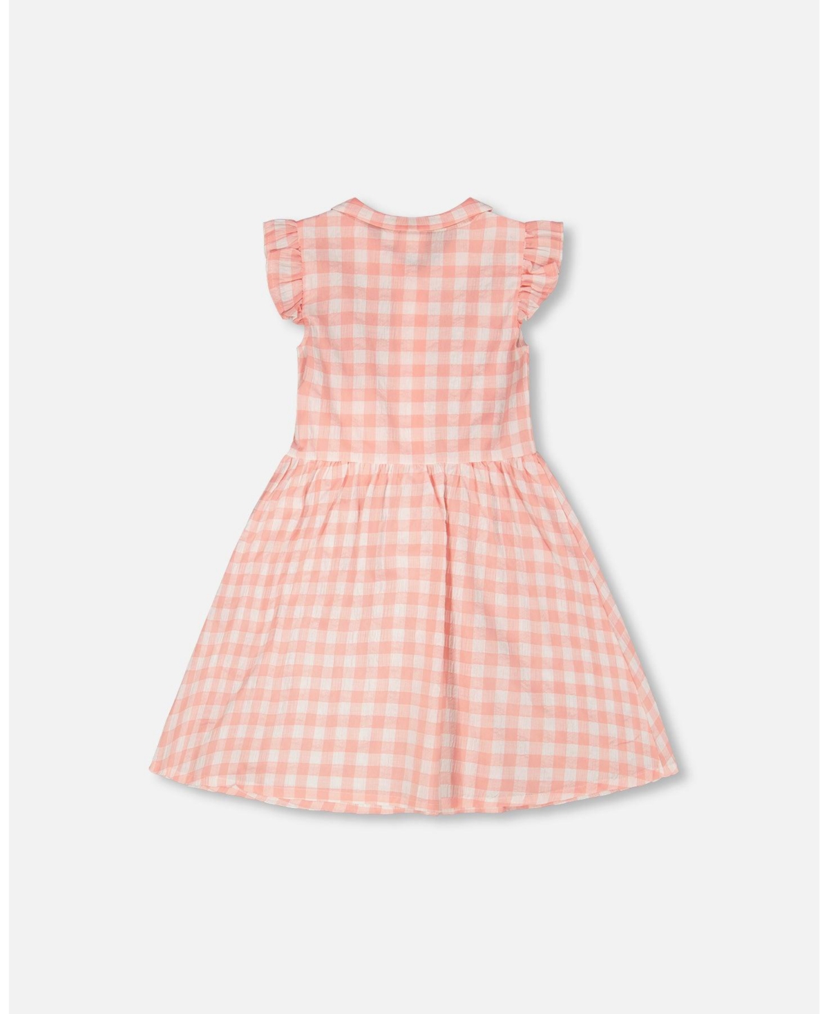 Deux par Deux Little Girls Sleeveless Button Down Dress
