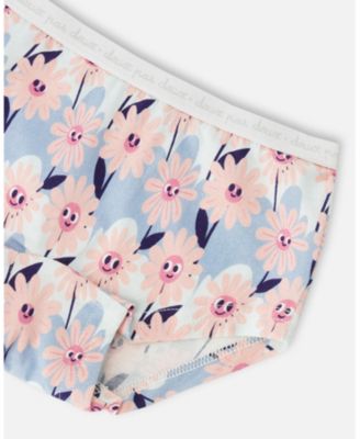 Girl Printed Boyshort Panties (Pack Of 3) in Cotton - Toddler|Child