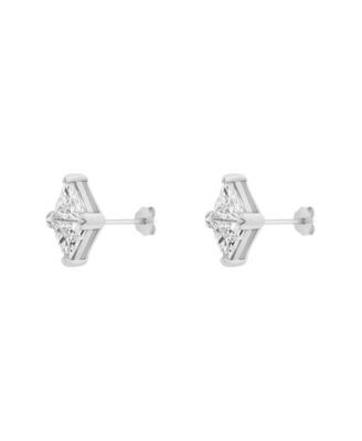 Duo Triangle CZ Studs