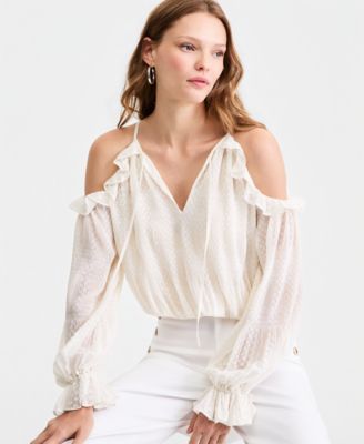 Women's Emilia Long-Sleeve Cold Shoulder Top
