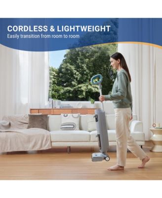 GO Sense GH301 Cordless 3-in-1 Floor Washer, Wet Dry Vacuum Mop, MessDetect Sensor, Self-Cleaning Dock