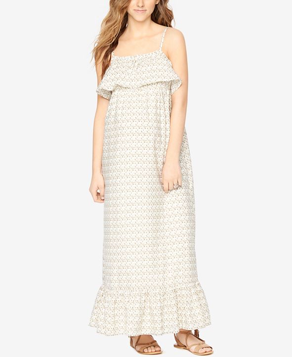 Mesh Tiered Maternity Dress SY026