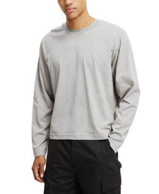 Men's Cropped Long-Sleeve T-Shirt
