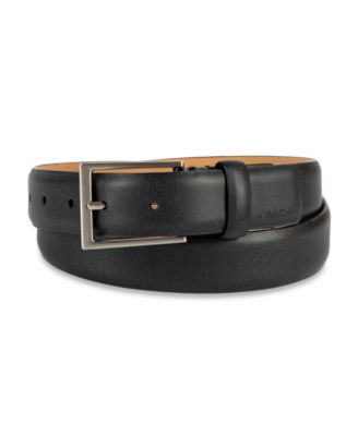 Men's Smooth and Saffiano Leather Dress Belt