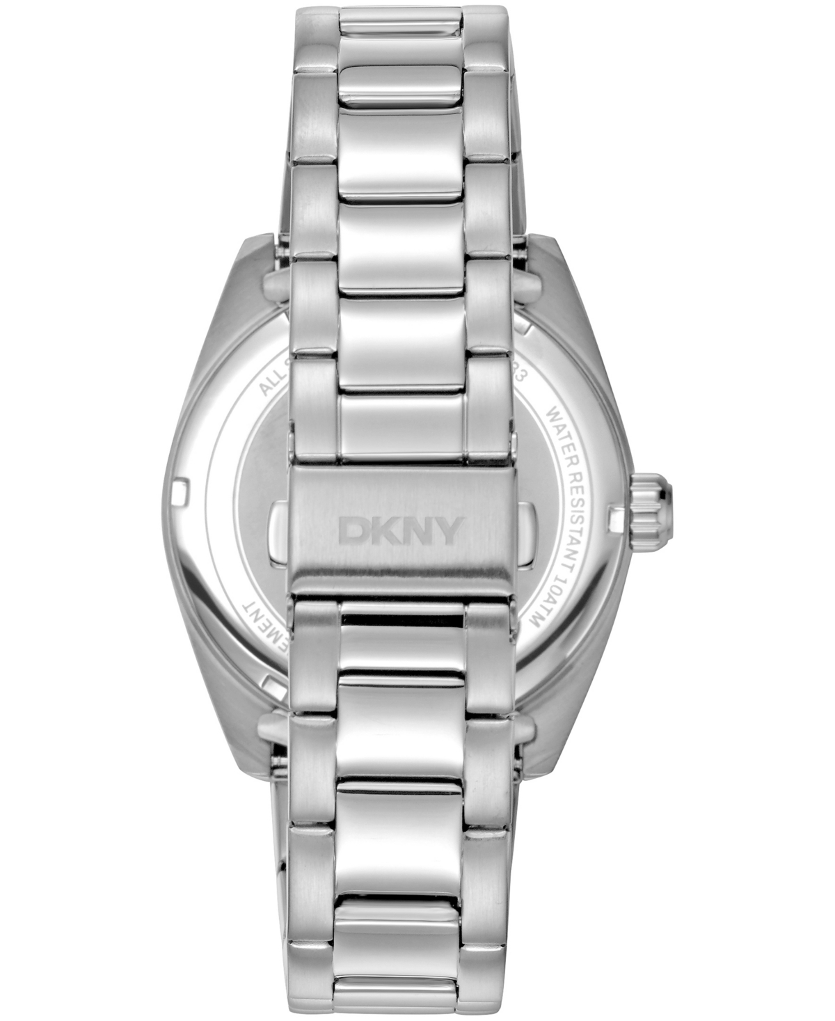 Dkny Men's Date Green Dial Stainless Steel Bracelet Watch, 40mm