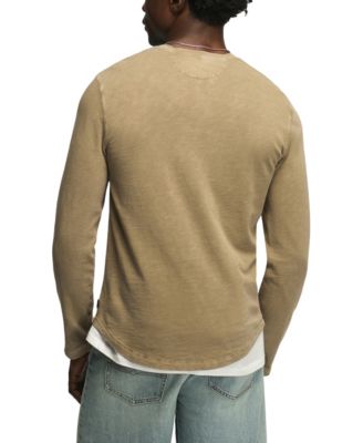 Men's Crewneck Pull-On Henley Shirt