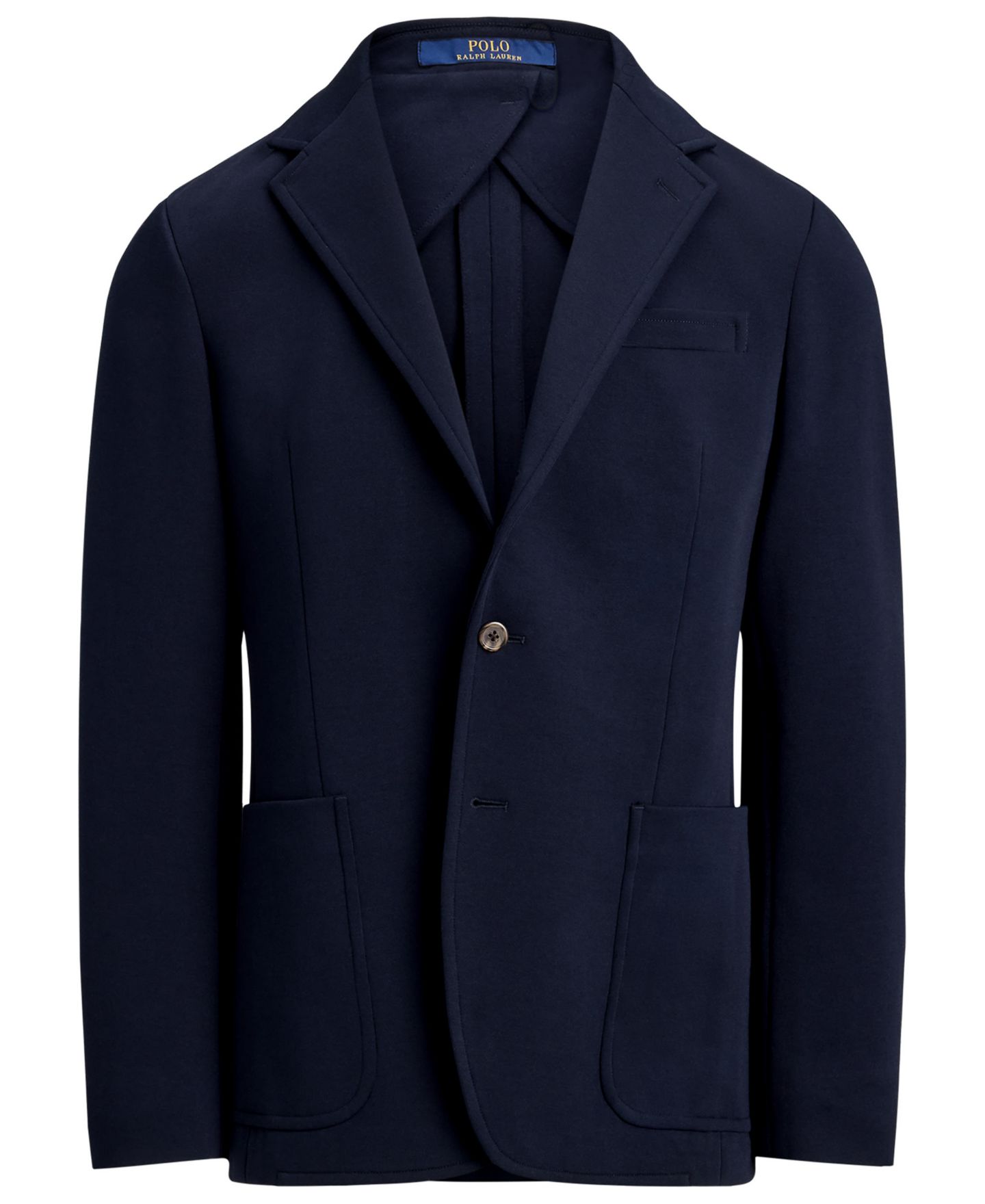 Мужская куртка Polo Ralph Lauren Modern-Fit Double-Knit, цвет: Тёмно-синий — фото 6