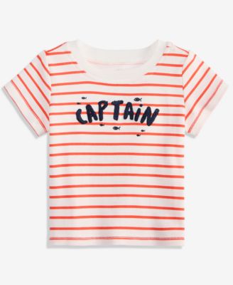 First Impressions Baby Boys 0-24 Mix Match Captain T-Shirt Macys Exclusive - Tangerine 12$