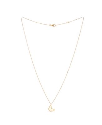 Sweet Alhambra Butterfly Pendant Necklace