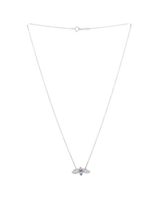 Paper Flowers Firefly Pendant Necklace